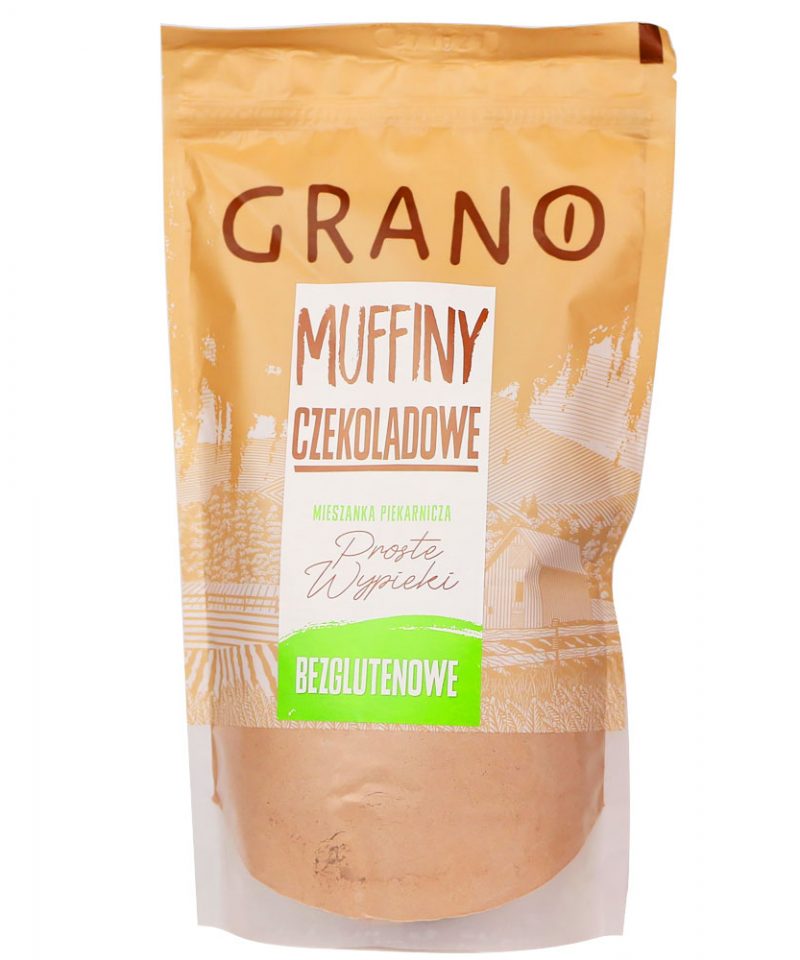 Muffiny Czekoladowe od Grano to szybki przepis na smaczny i bezglutenowy łakoć w Twoim domu.